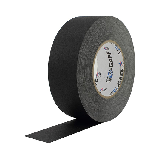 PRO TAPES PRO GAFF TAPE - 2" X 55 YARDS - BLACK