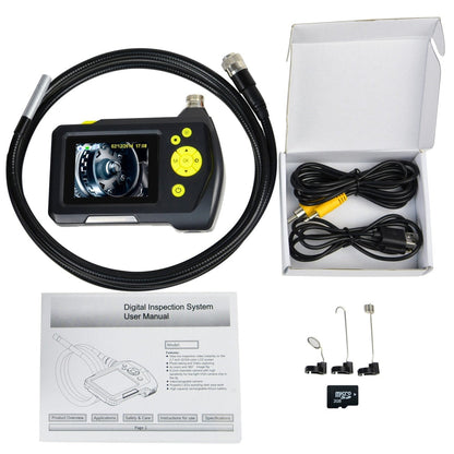 END-23_8.2mm_3M Waterproof Endoscope Digital Inspection Camera Borescope 8.2mm Camera 2.7 inch Screen Monitor and 3 Meter Cable, Handheld Digital